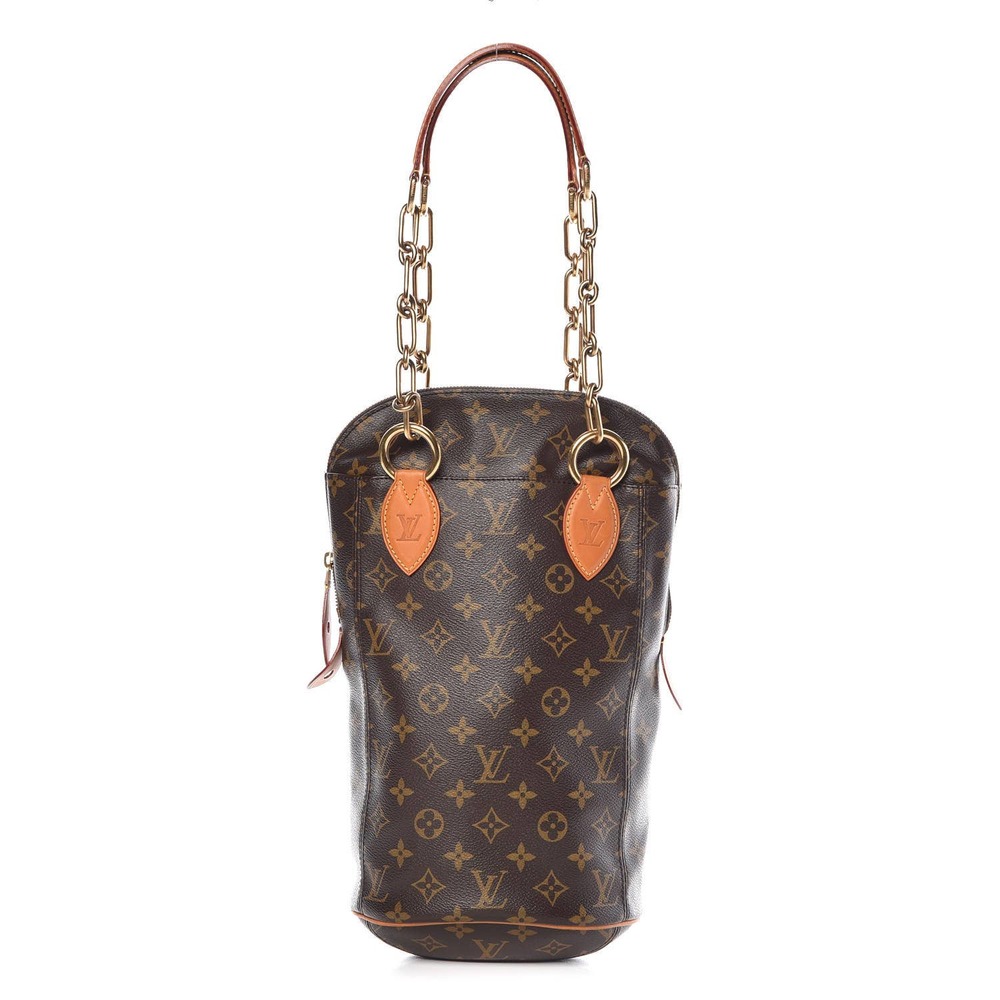 ❌❌LOUIS VUITTON Iconoclasts Bag Baby Punching Karl Lagerfeld Gold Chain Monogram - Picture 1 of 16